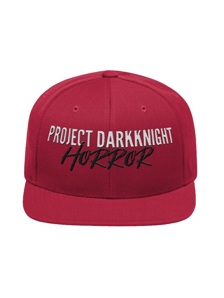 PDKH Embroidered Snapback Unisex white & black stitching product image (1)
