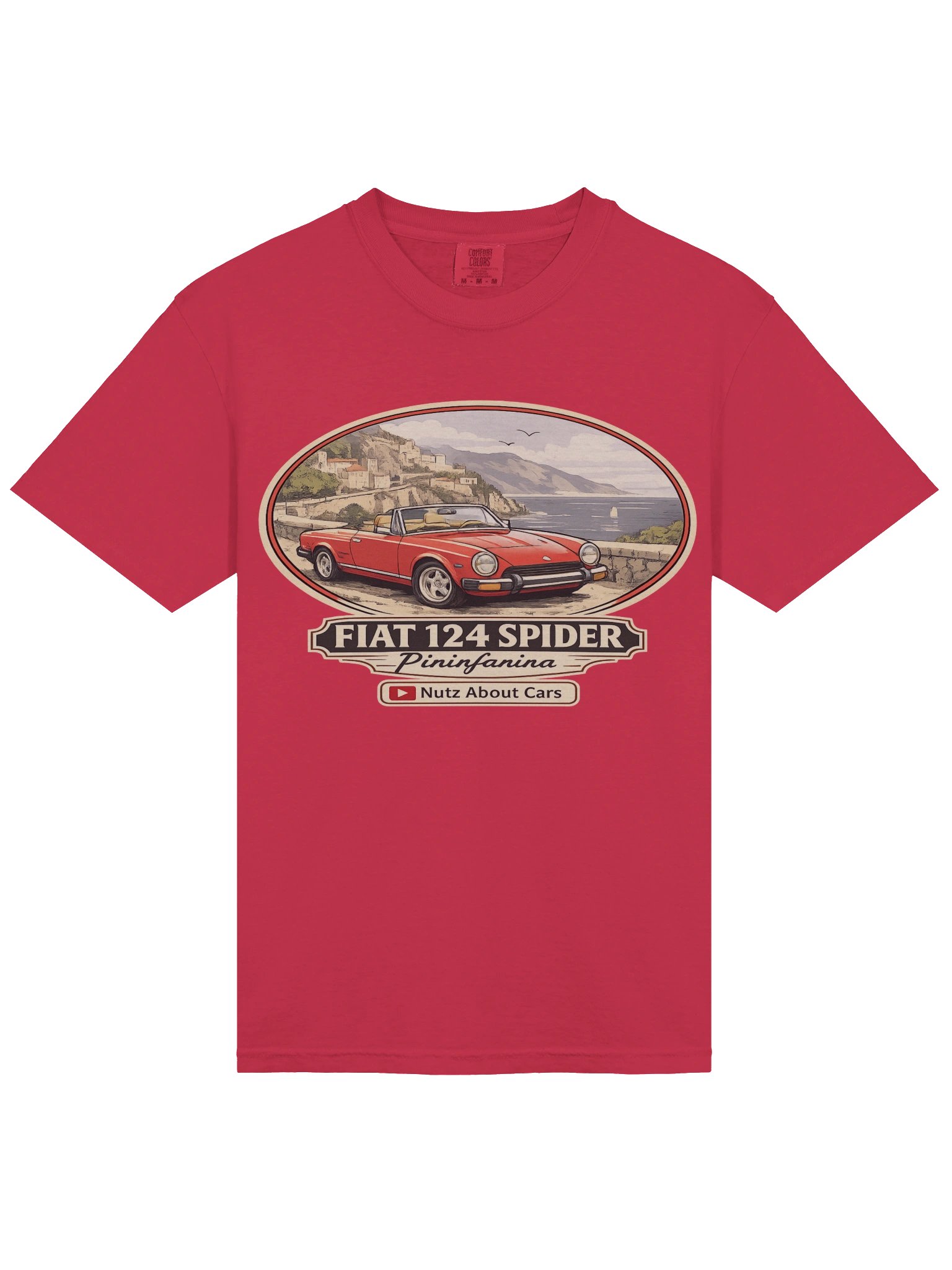 Coastal Cruiser FIAT 124 SPIDER T-Shirt product image (24)