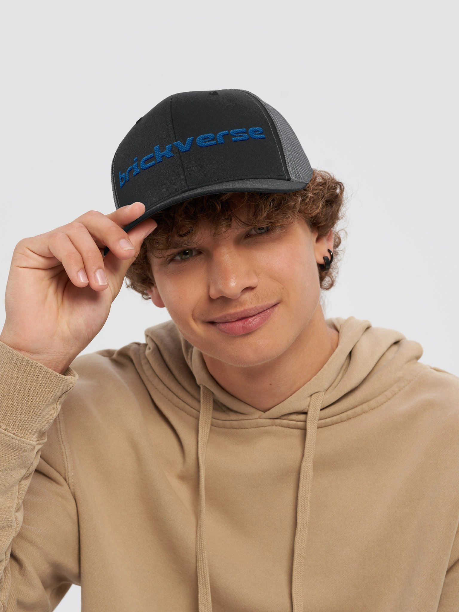 BrickVerse Trucker Hat (Royal Blue) product image (6)