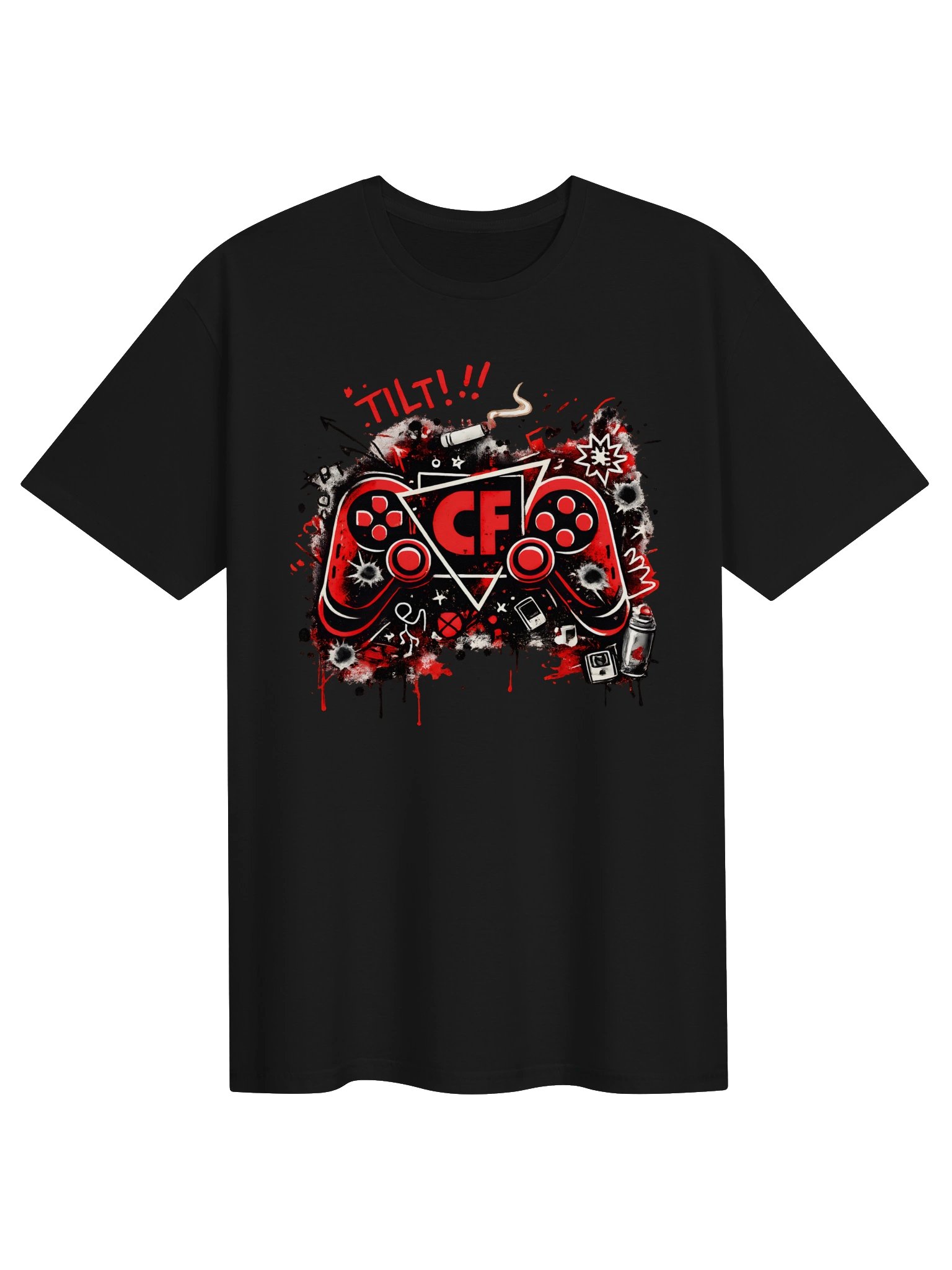 Crusafitch Gaming Logo T-Shirt – Gamer Merch – Funny Nerd Tee for Stream Fans & Trophy Hunters product image (1)