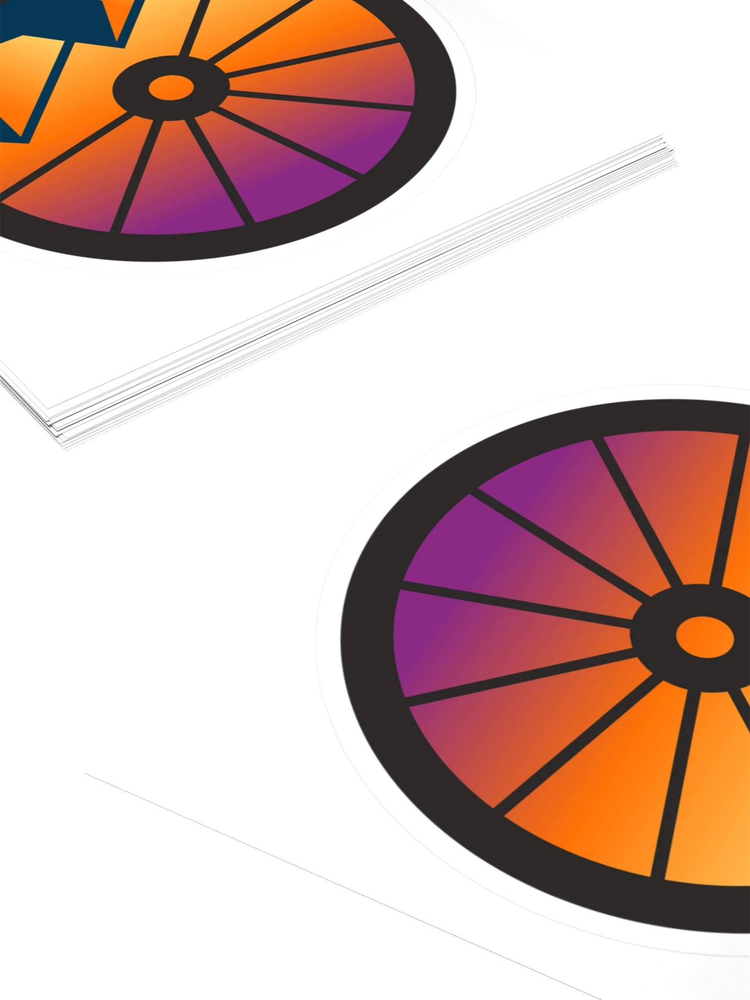 Lost Spoke Wheel Sticker product image (5)
