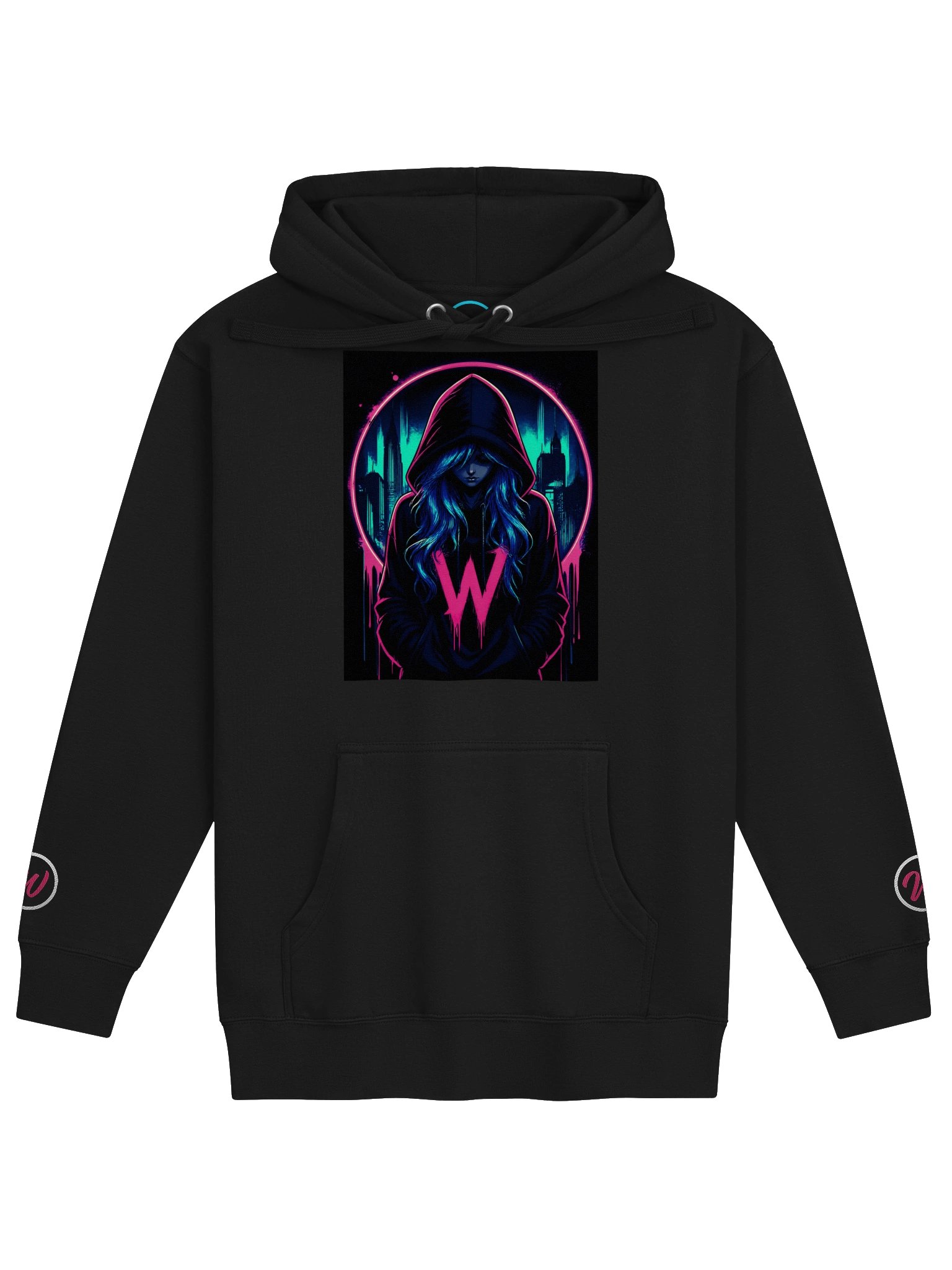 Neon Hooded Cyper Punk Hoodie product image (5)