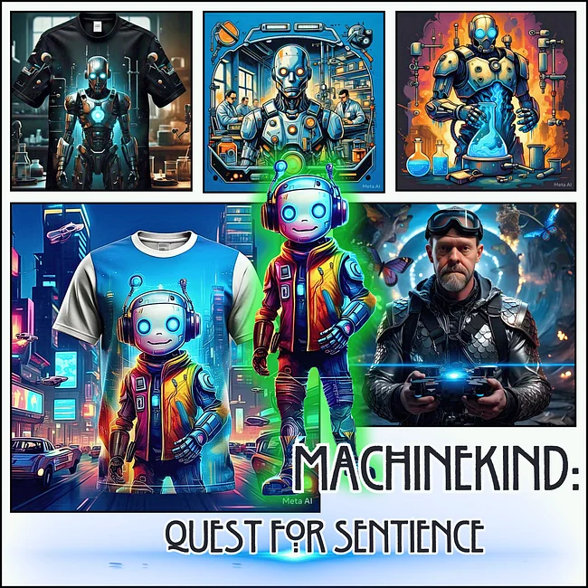 AI, Robots, Snarky Cyber Quotes, Neon Lights & ...the story that started it all.