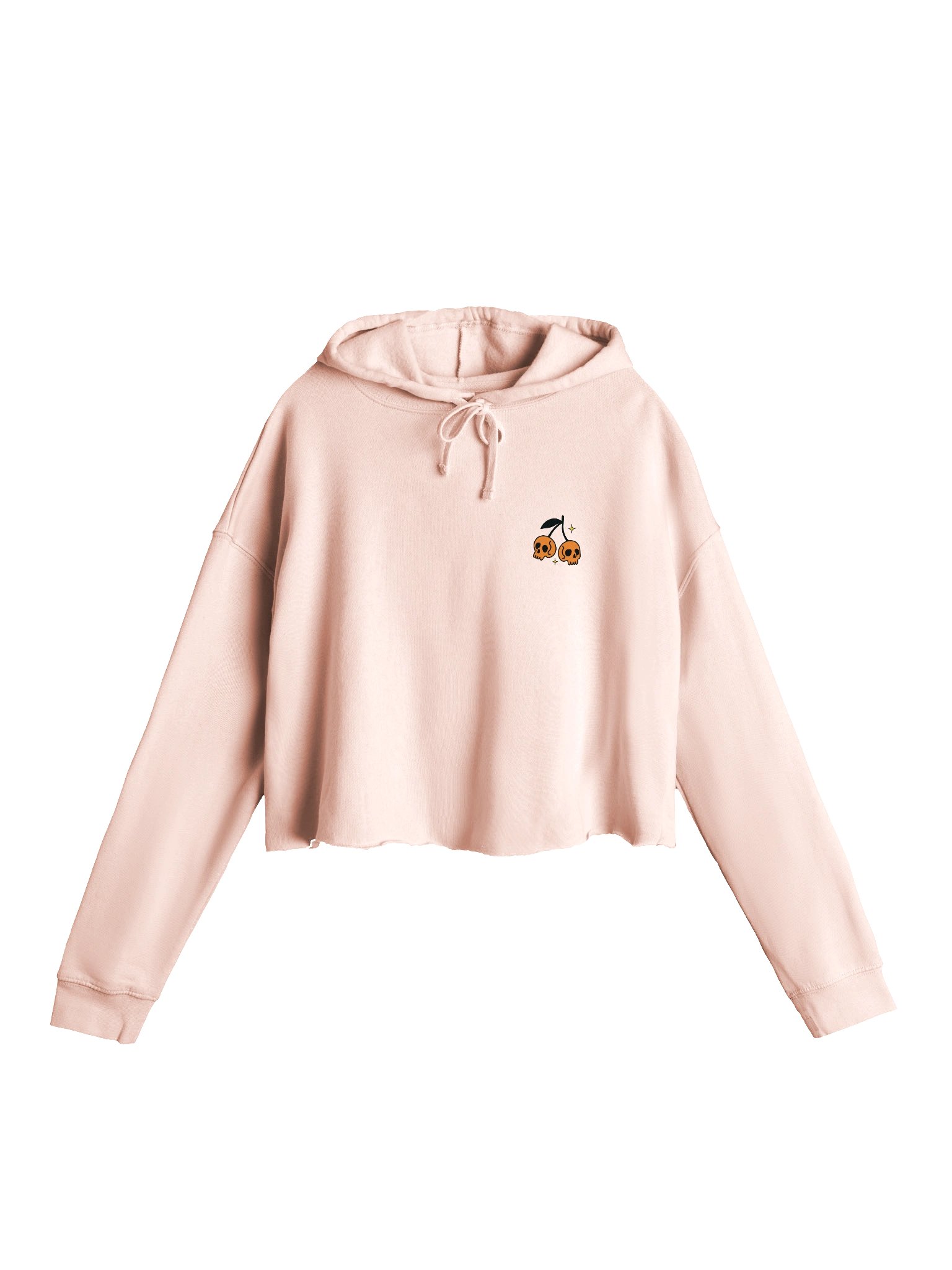 honk haus haunted haus printed cropped hoodie [pastel] product image (3)