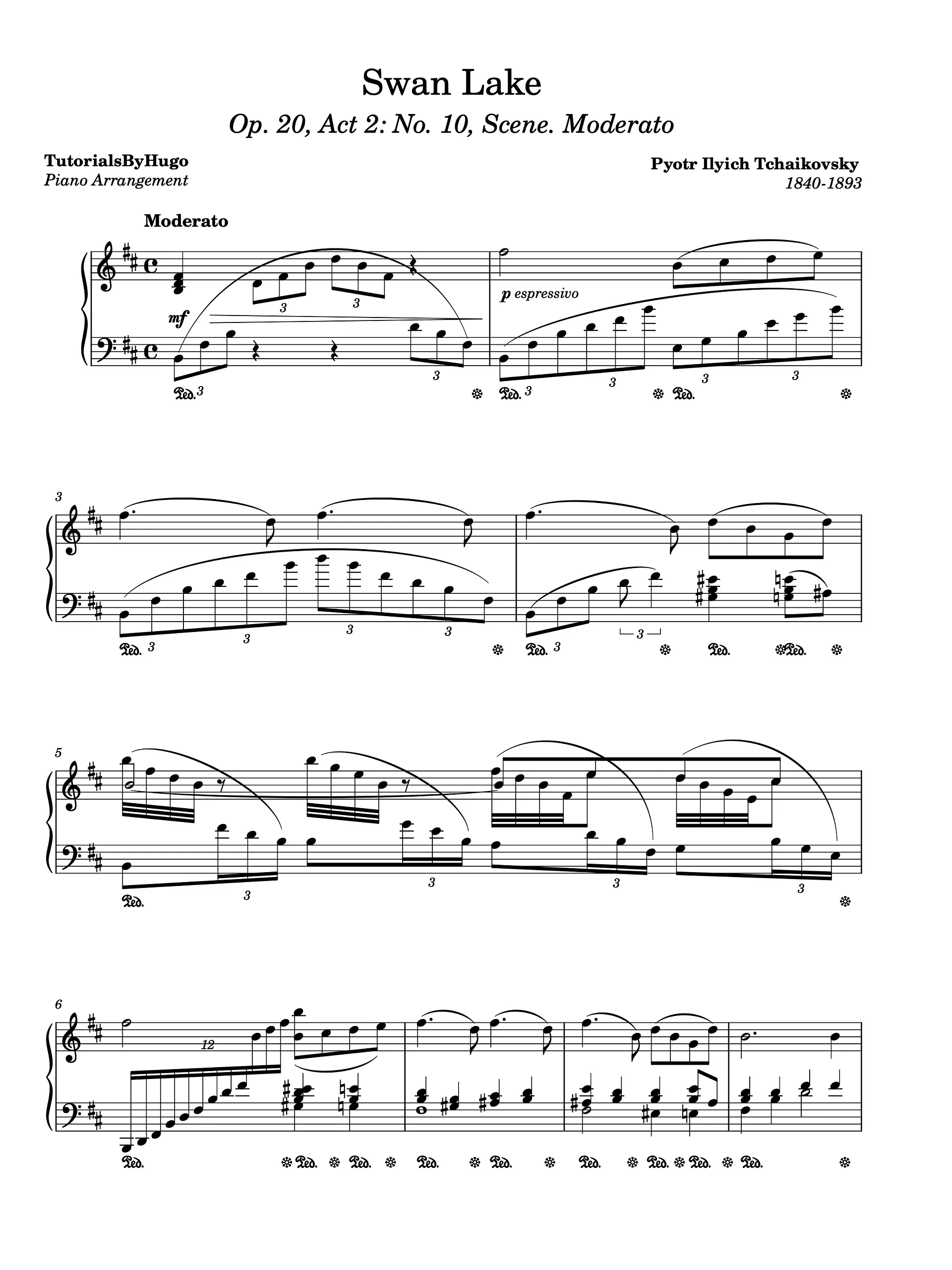 Swan Lake, Op. 20, Act II: No. 10, Scene. Moderato product image (1)