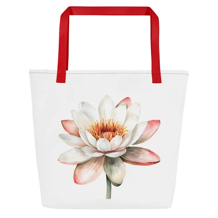 Water Lily Blooms All-Over Tote Bag product image (1)