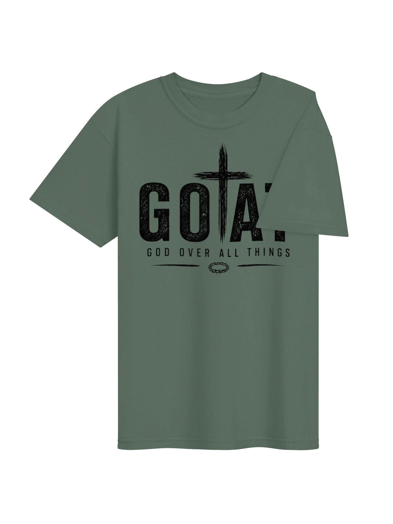 GOAT – God Over All Things Christian T-Shirt | Faith-Based Inspirational Apparel | Kingdom Life Co. product image (5)