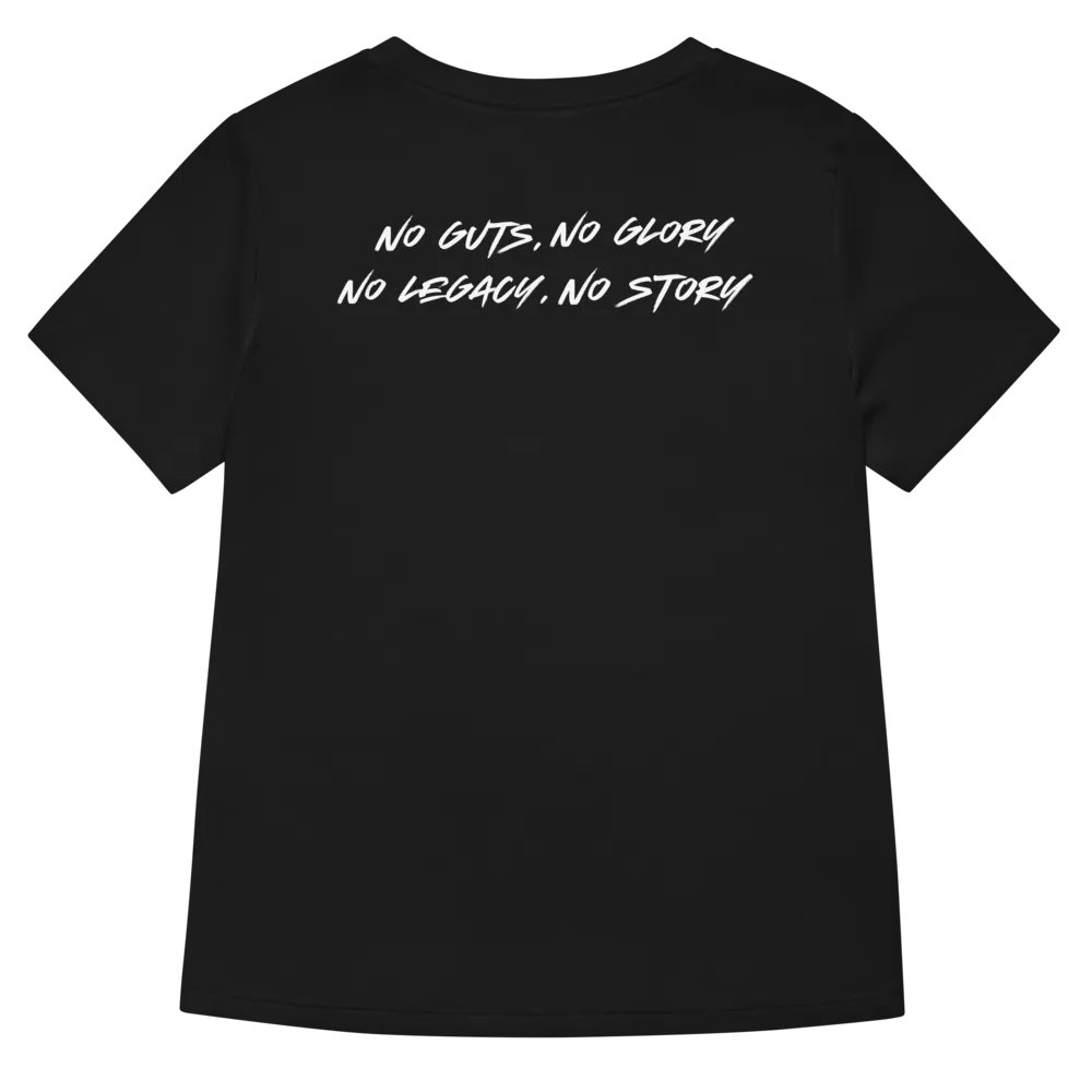 Woman's V Neck | Black | White/Red product image (5)