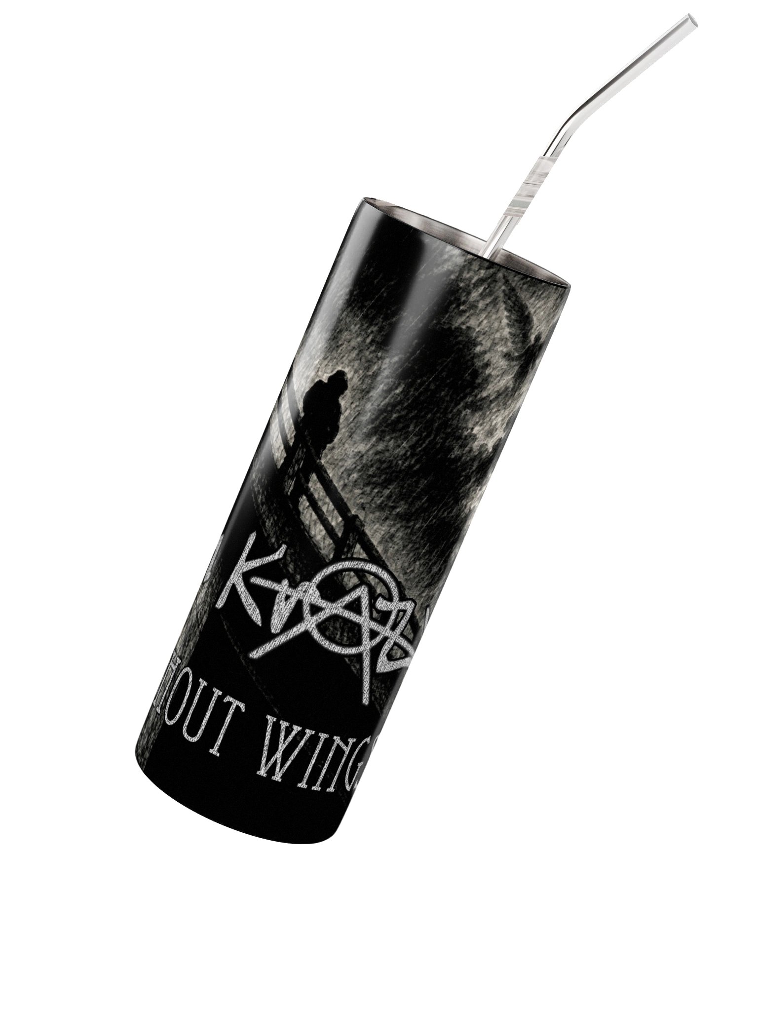 Without Wings Stainless Steel Tumbler product image (2)
