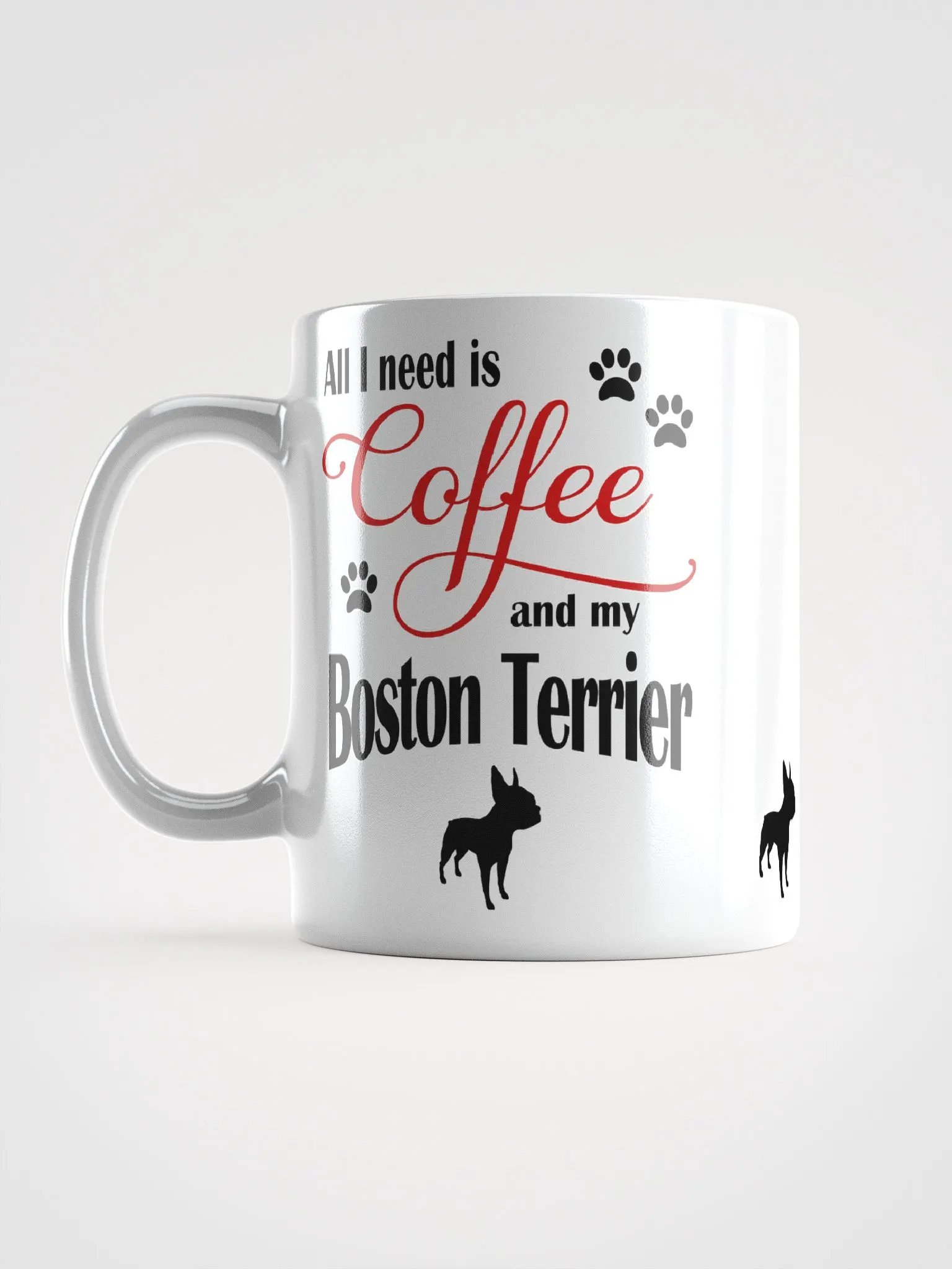 Coffee and my Boston Terrier Mug product image (6)