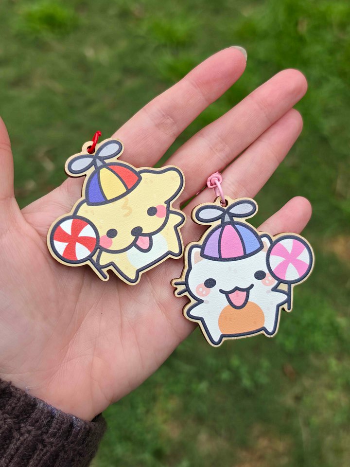 Suni & Luna Silly Matching Keychains product image (2)