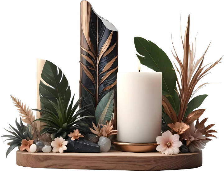 Collection: Dream of Eternity – Art Deco Candle Arrangement png product image (1)