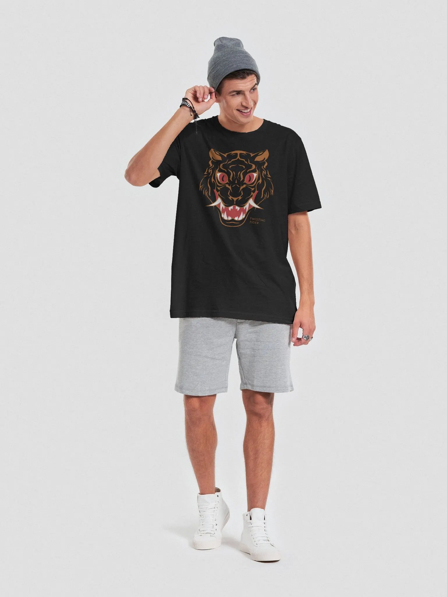 Twisting Tiger Box-cut T-Shirt product image (6)