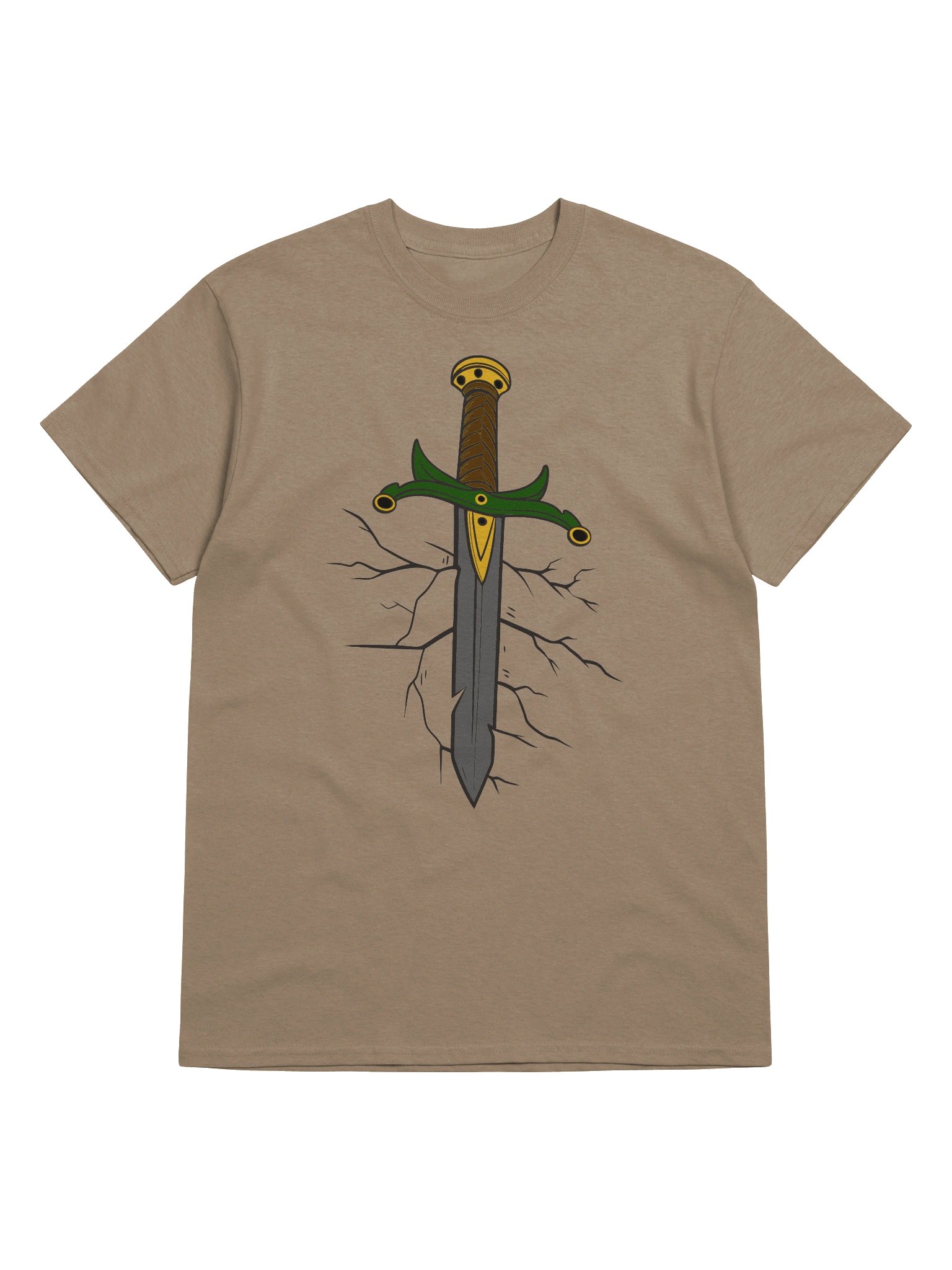 Cracked Steel Guardian Sword T-Shirt product image (5)