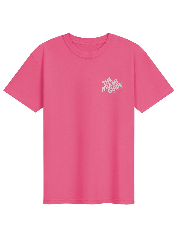 The Miami Guide Heavyweight Logo Tee – Crunchberry Pink product image (1)