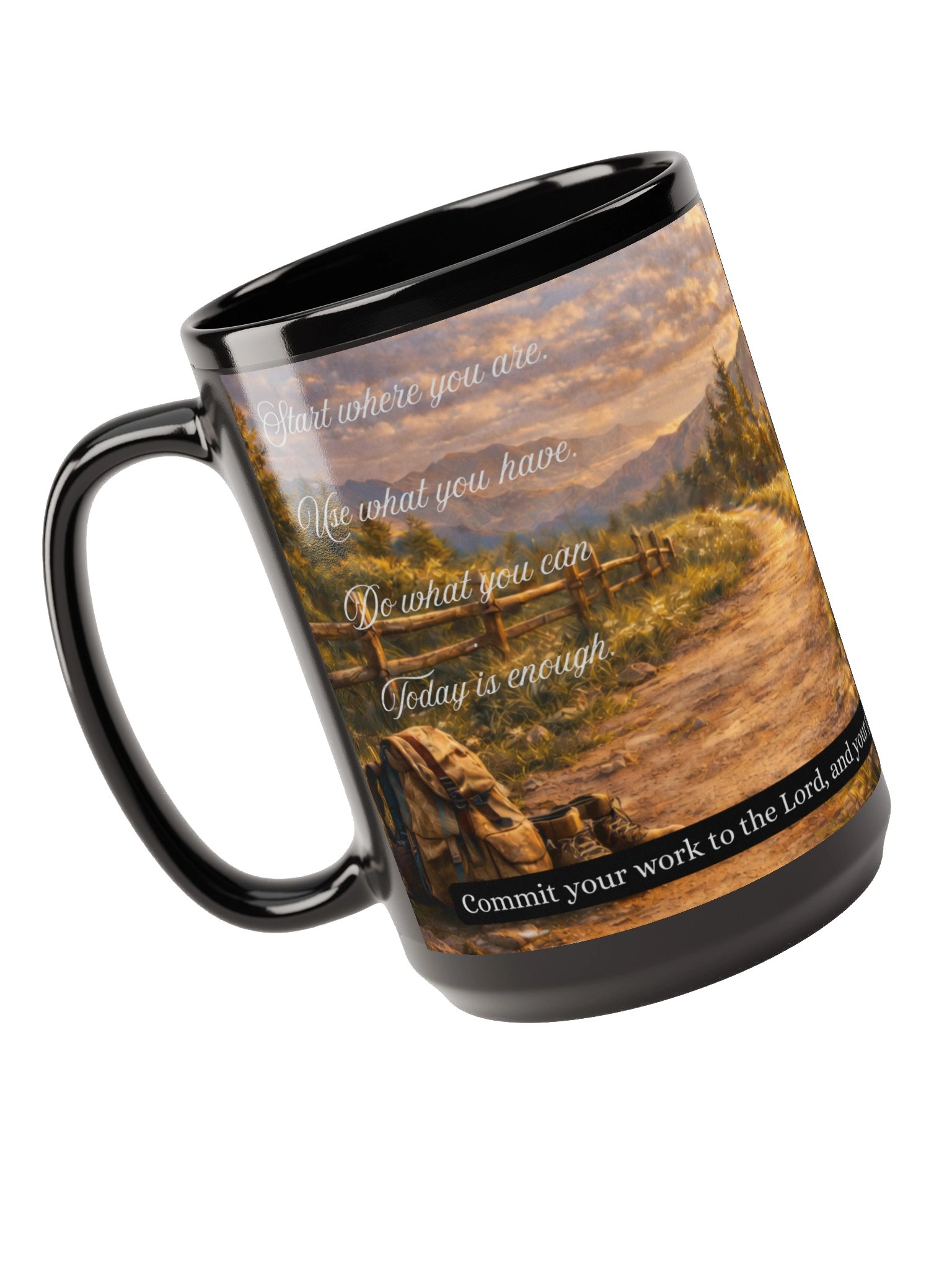 "Start where you are" Serenity Mug product image (1)