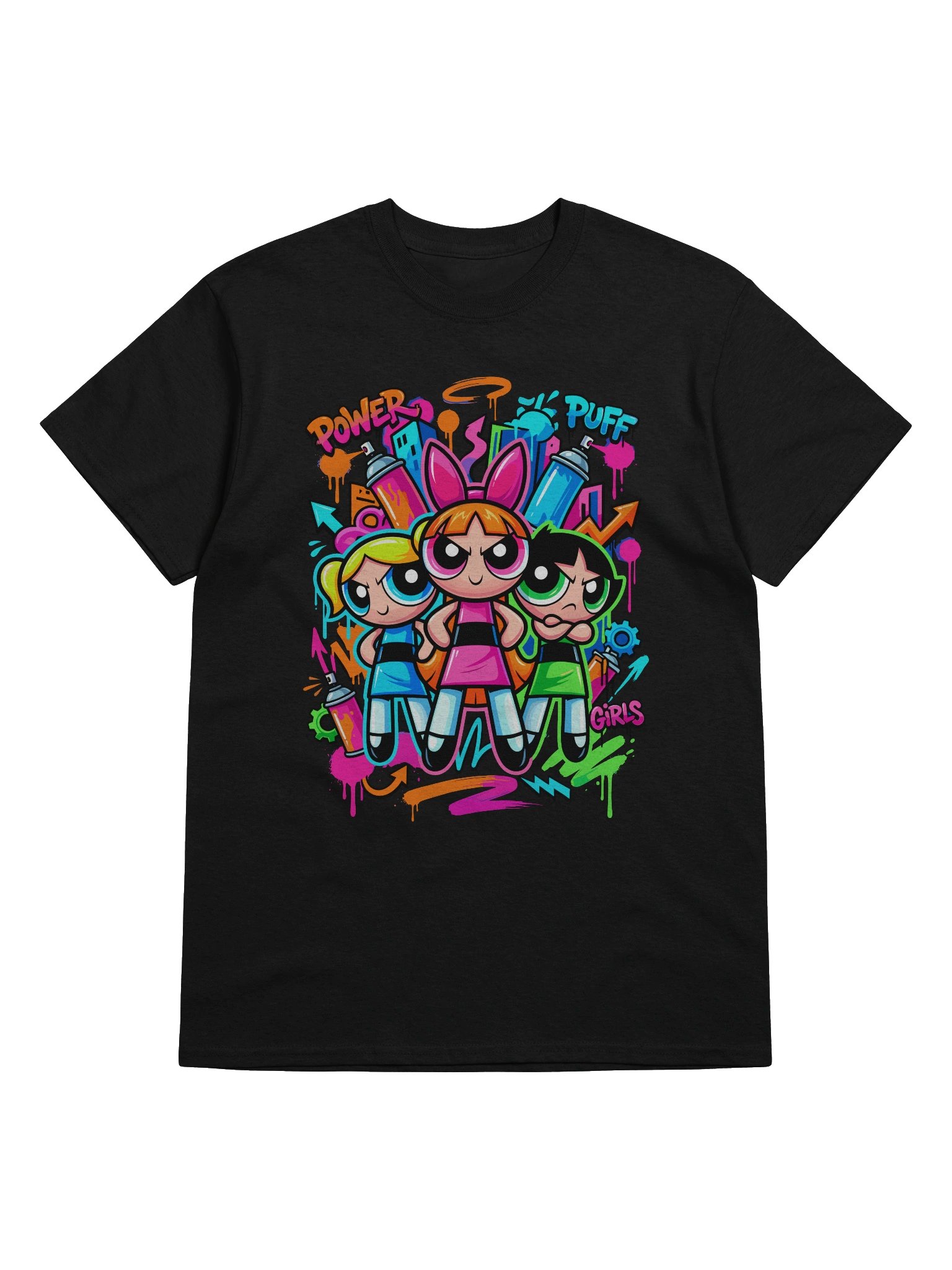 Power Puff Girls graffiti t-shirt product image (42)