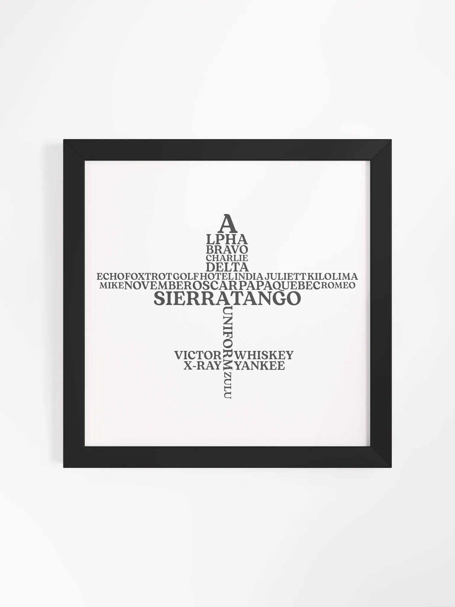 The Aviation Alphabet Airplane Framed Poster product image (1)