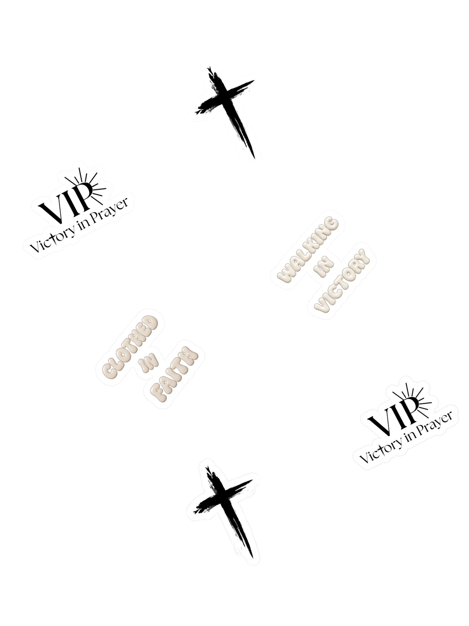 VIP Victory in Prayer Sticker Sheet product image (1)