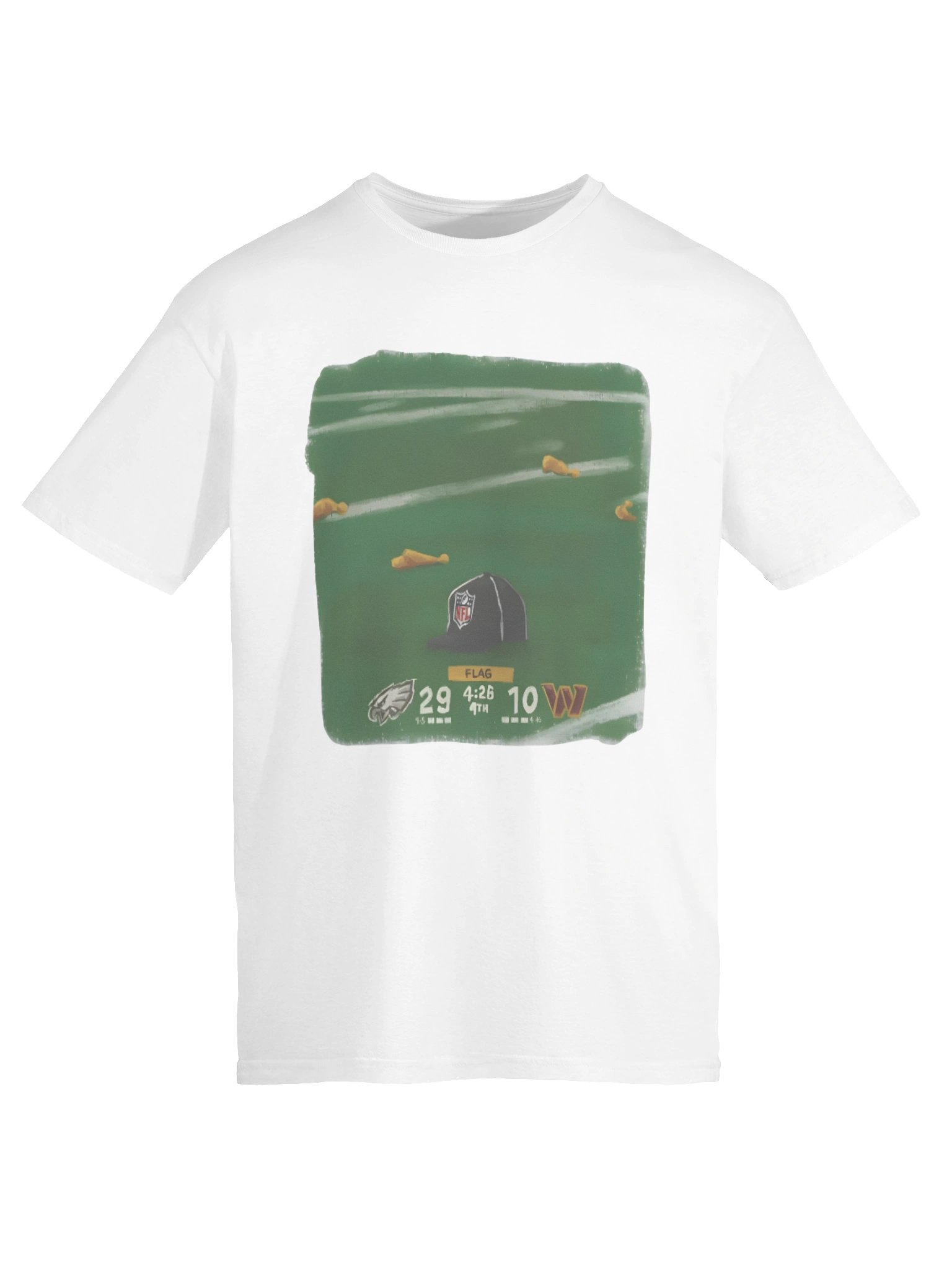 Eagles Vs Commanders Hat On The Field NFL Shirt product image (13)