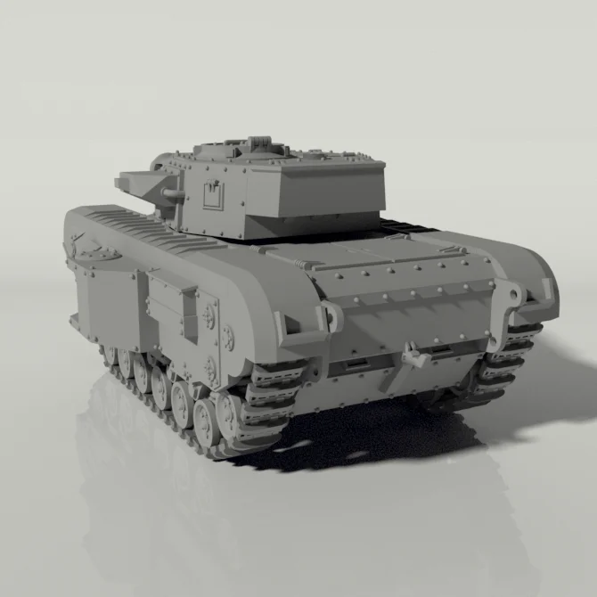 Grim Churchill Main Battle Tank STLs product image (4)