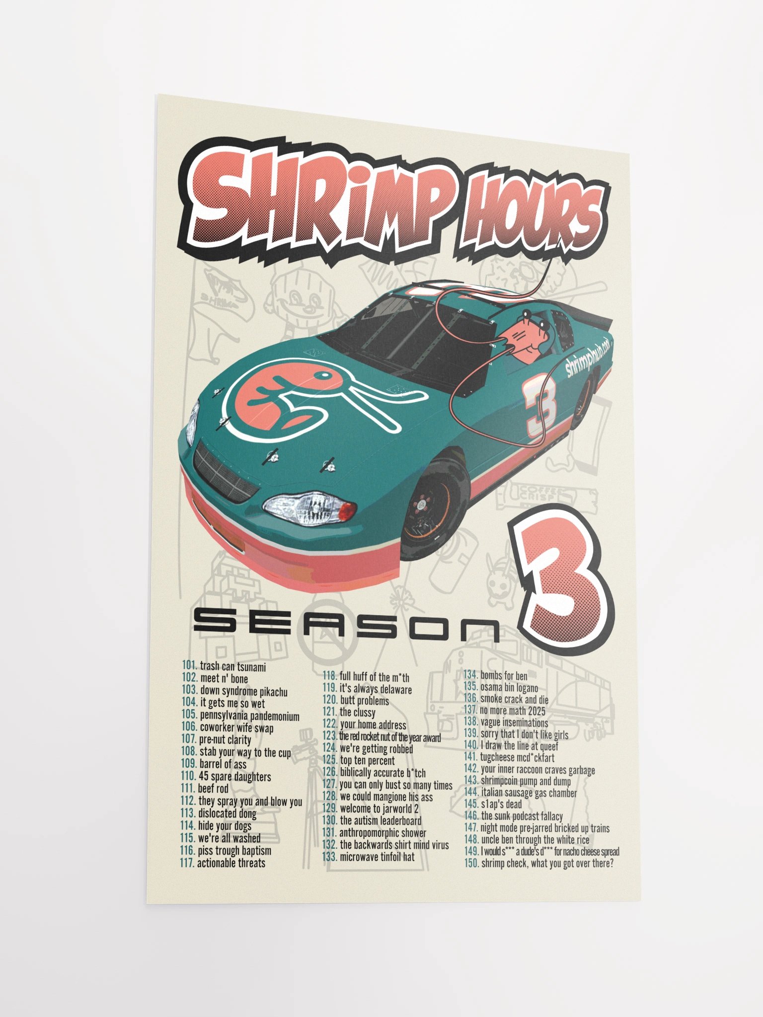 Shrimp Hours Season 3 Poster product image (5)