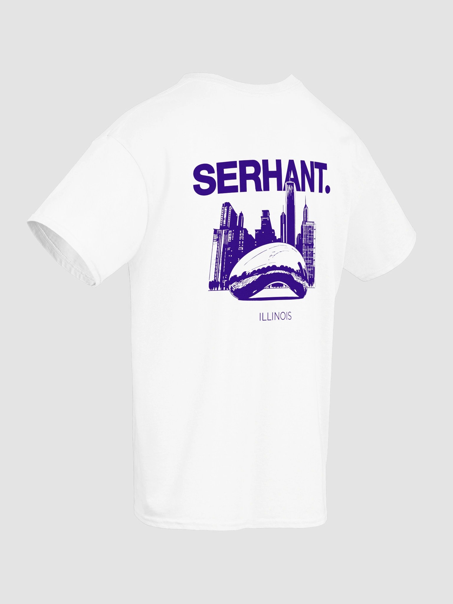 SERHANT. Illinois Bean White T-Shirt product image (3)