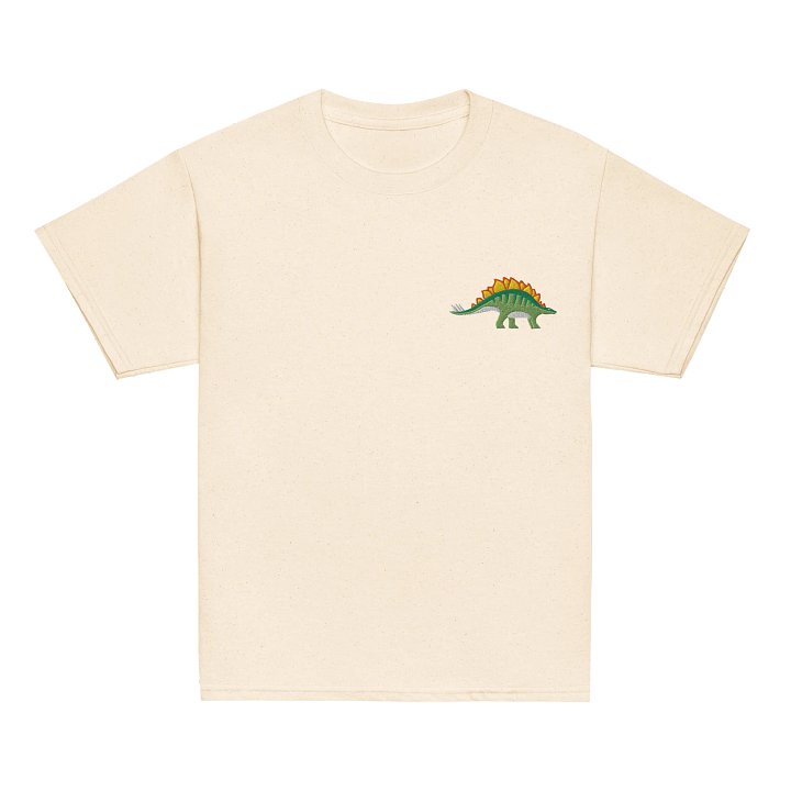 Youth Stegosaurus Embroidered T-Shirt product image (43)