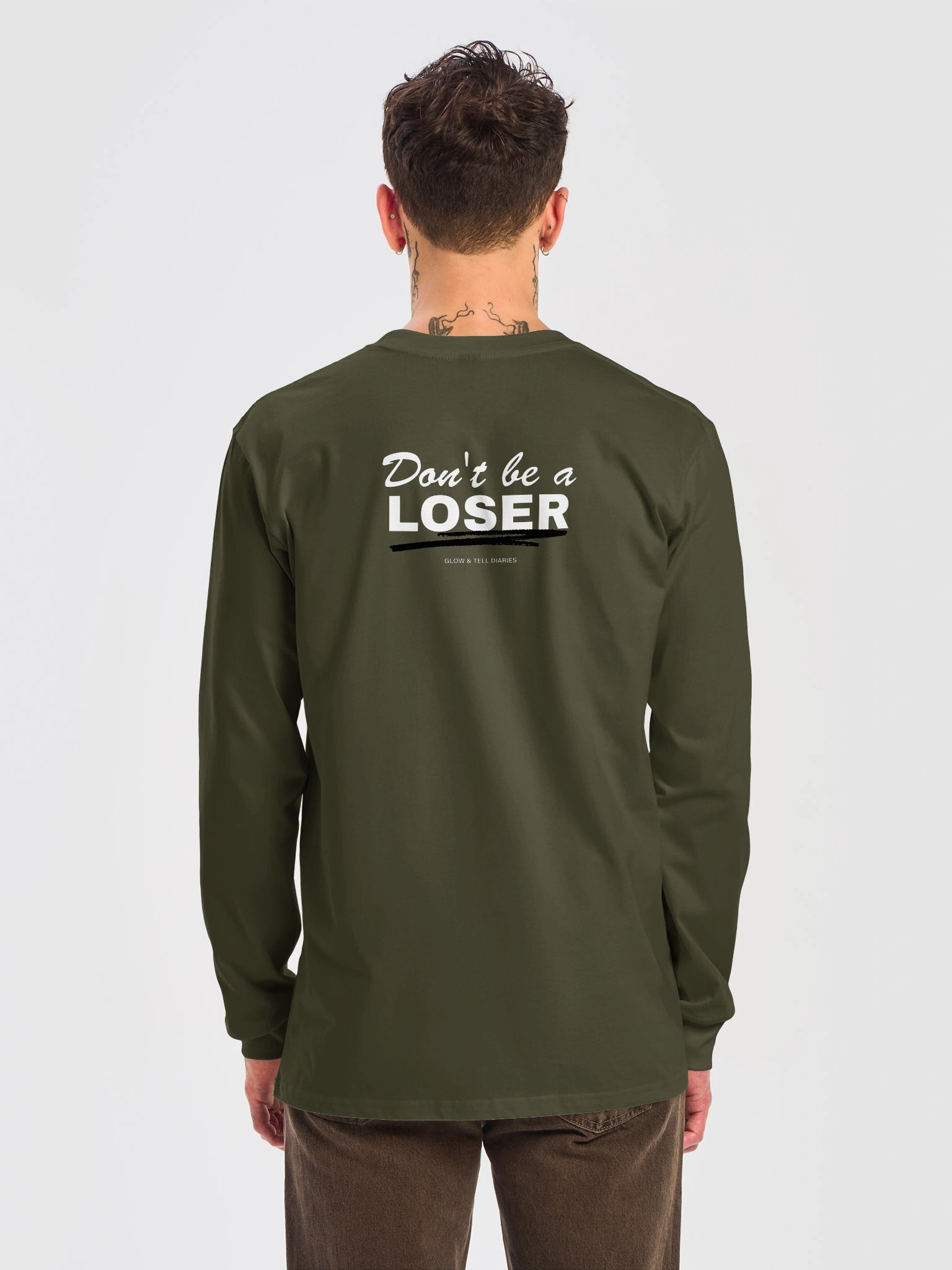 Unisex cotton Long sleeve (army green) product image (6)