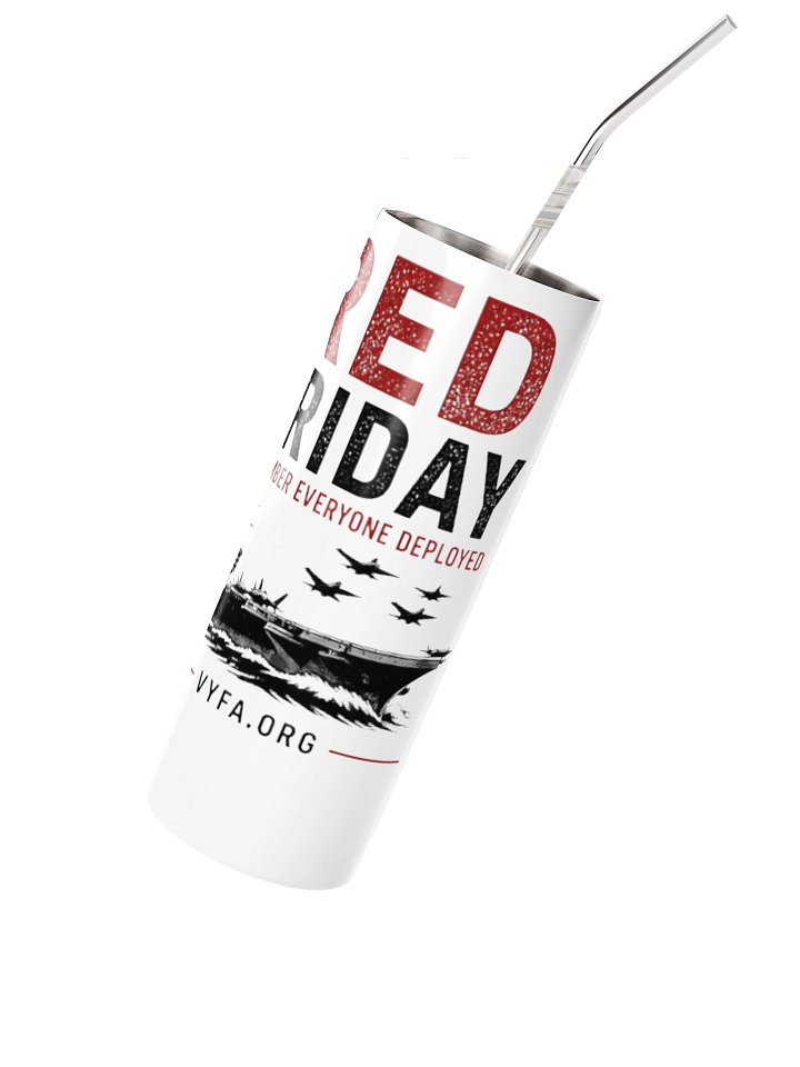 BOLD RED FRIDAY — Remember Everyone Deployed Tumbler product image (2)