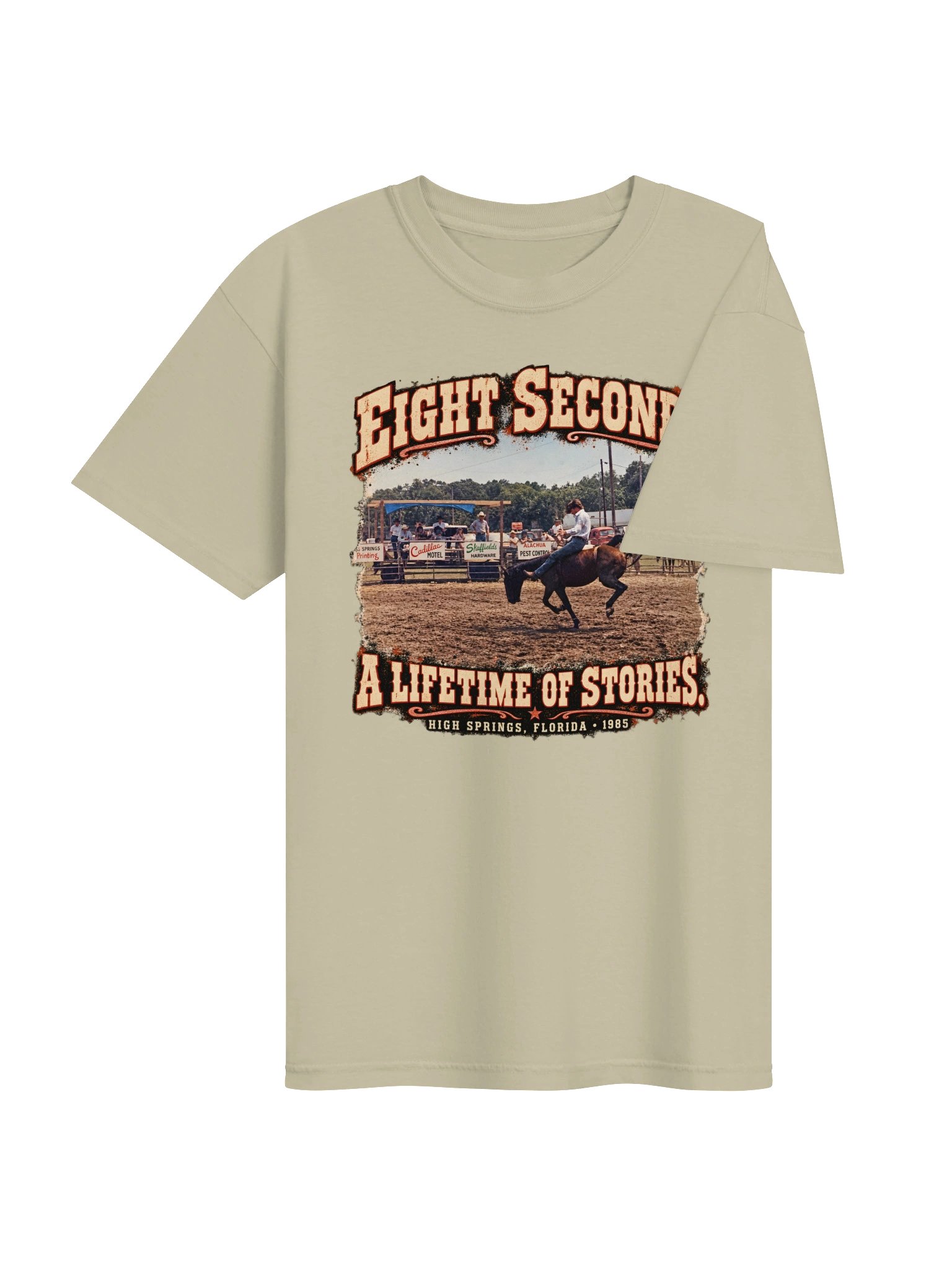 Vintage Bull Riding Shirt — Eight Seconds, A Lifetime of Stories | Broken Arena™ product image (5)