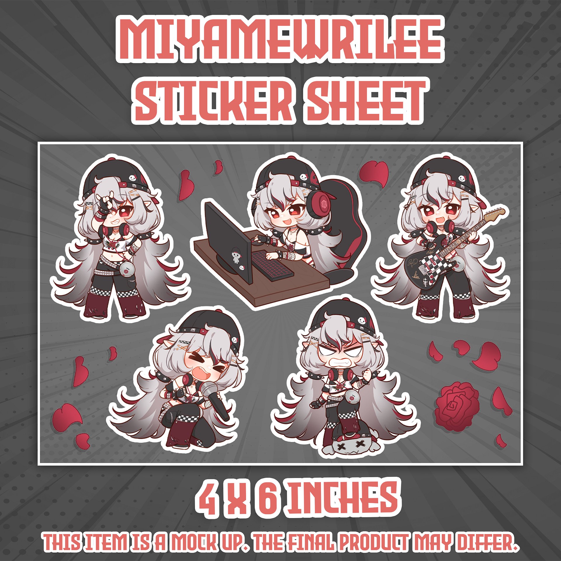 Miyamewrilee Sticker Sheet product image (2)