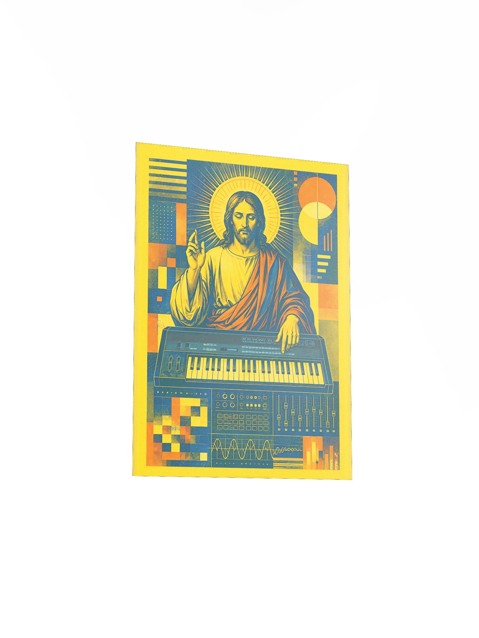 Synthesus Christ, by Frank Fonik (D-X-7 TRIBUTE) Matte Paper Poster product image (3)