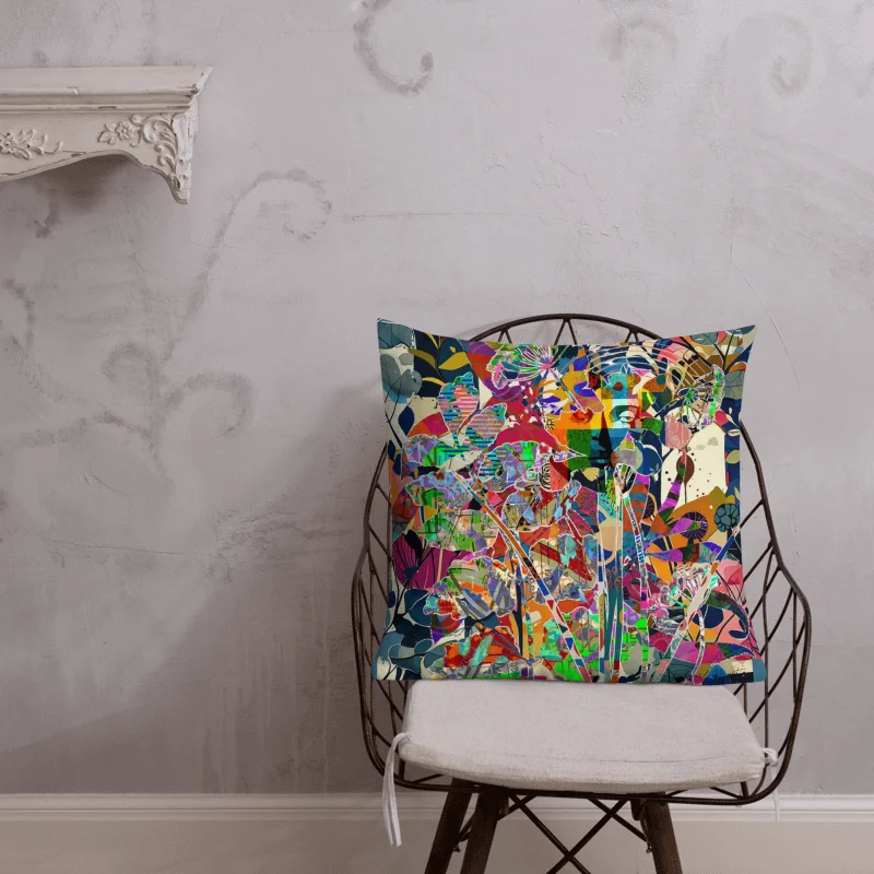 Vibrant Collage All-Over Pillow product image (6)
