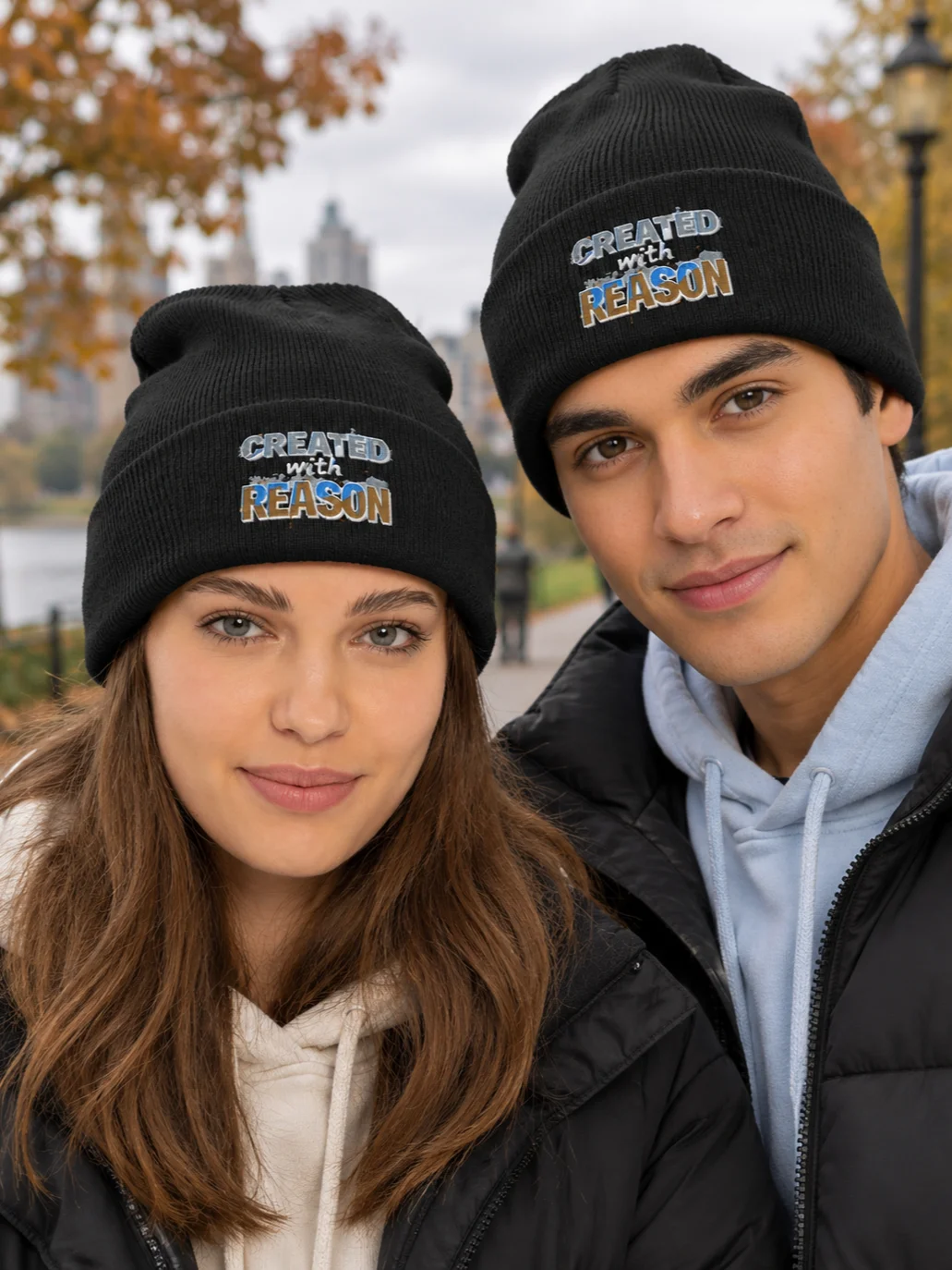 Created with Reason Faith Statement Beanie product image (3)