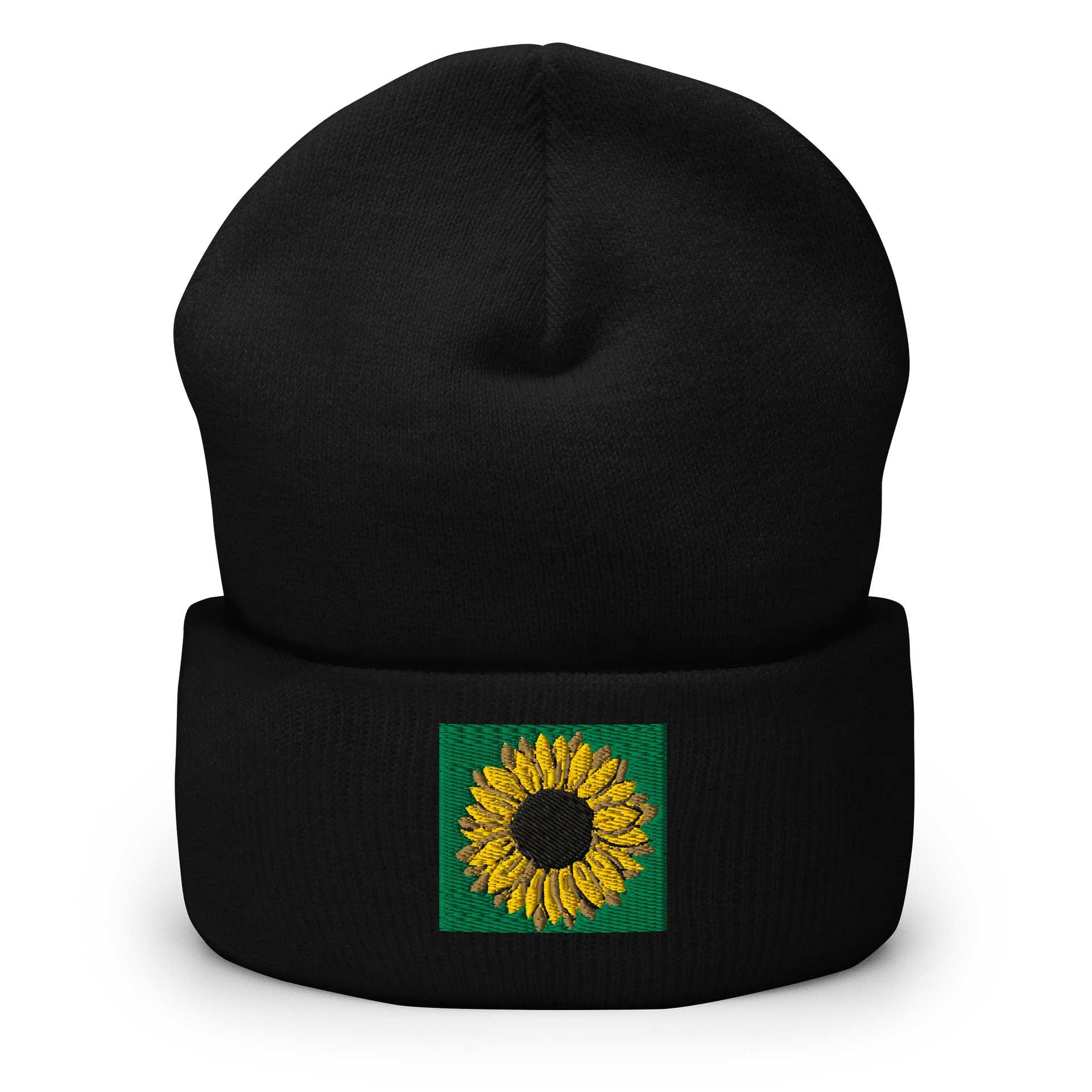 Hidden Disability Sunflower Embroidered Beanie product image (1)