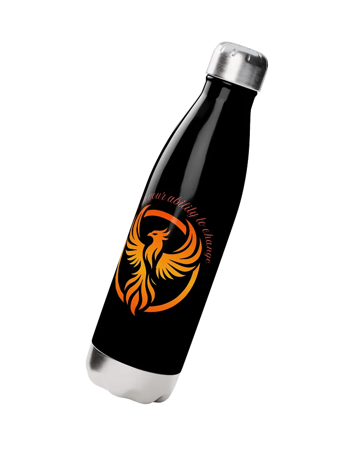 ''Believe in your ability to change'' rising phoenix stainless steel water bottle product image (2)