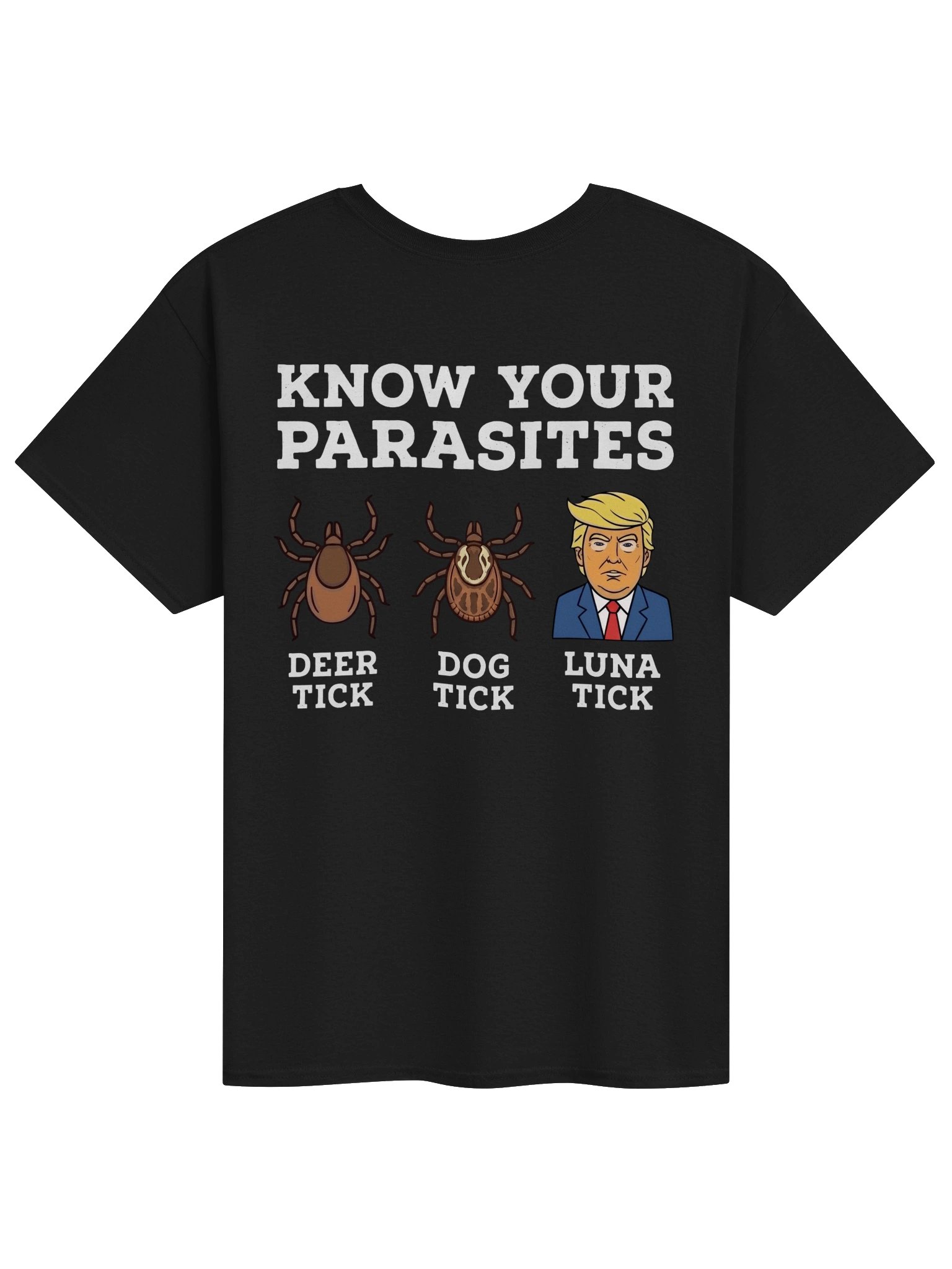 Know Your Parasites Funny Political T-Shirt - Sarcastic Humor Unisex Tee product image (1)