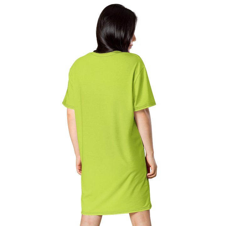 Oversized T-Shirt Dress - Fresh Mindaro, Sizes 2XS-6XL product image (2)