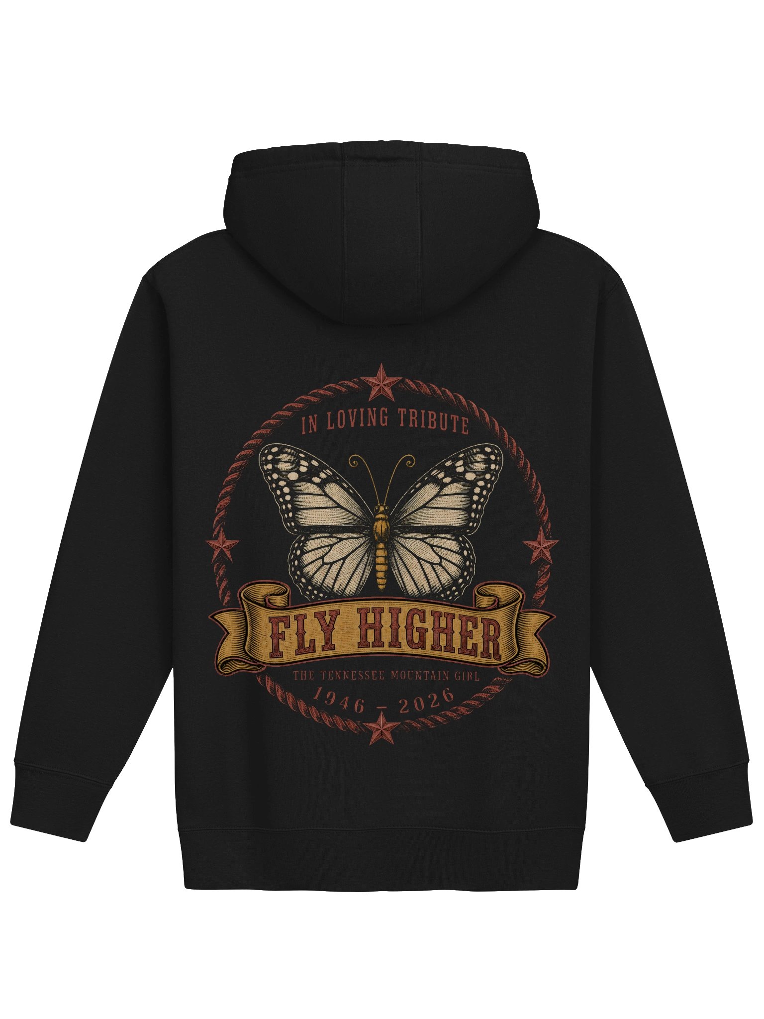 Fly Higher — Tennessee Mountain Girl Tribute Hoodie product image (2)