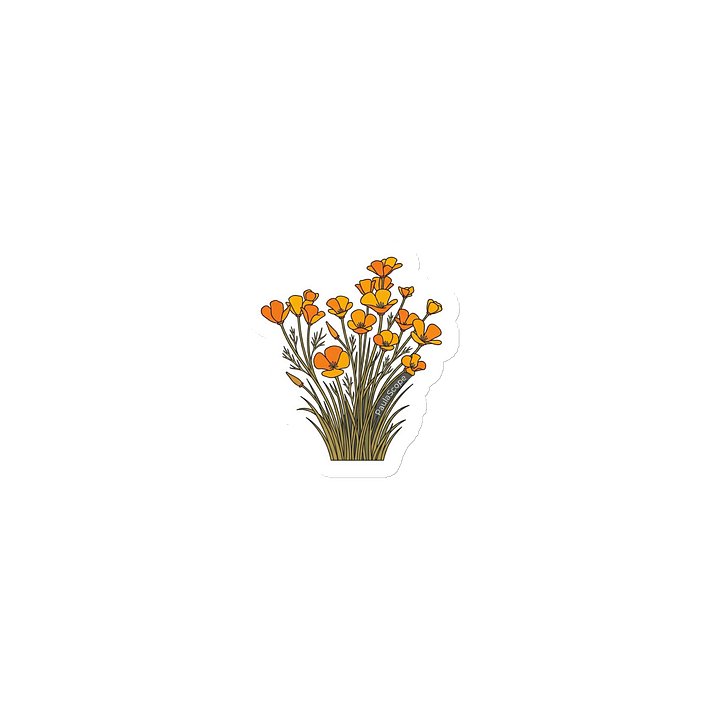 California Golden Poppy Magnet (die-cut) product image (1)