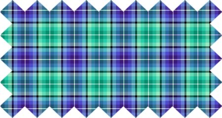 Bright Green and Purple Plaid (CO15)