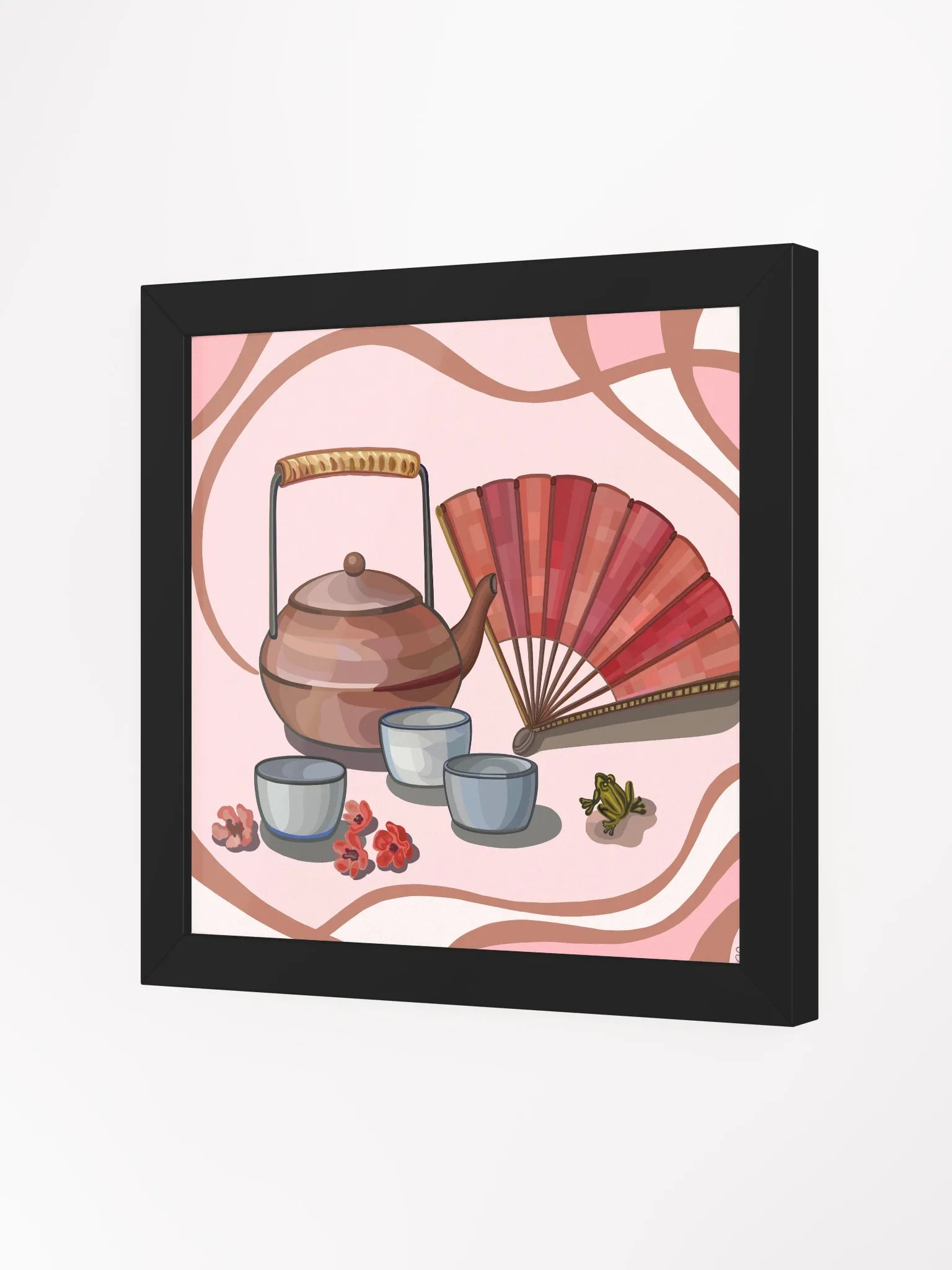 Tranquil Teatime Framed Poster - Coffee Shop No. 8 product image (25)