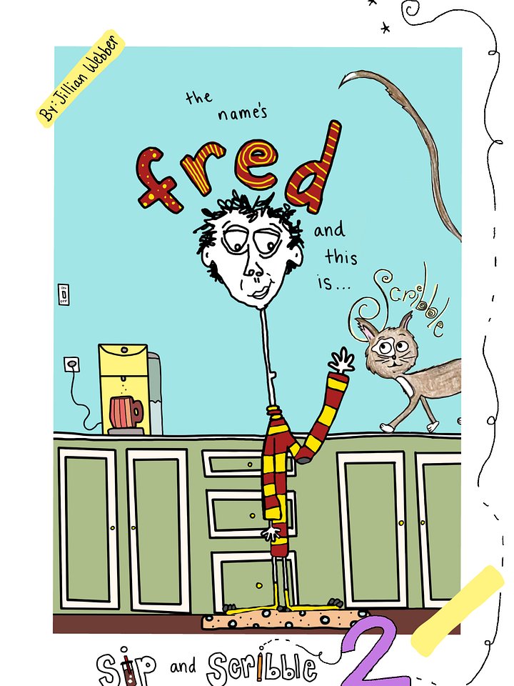 Sip and Scribble 2 Coloring Book product image (1)