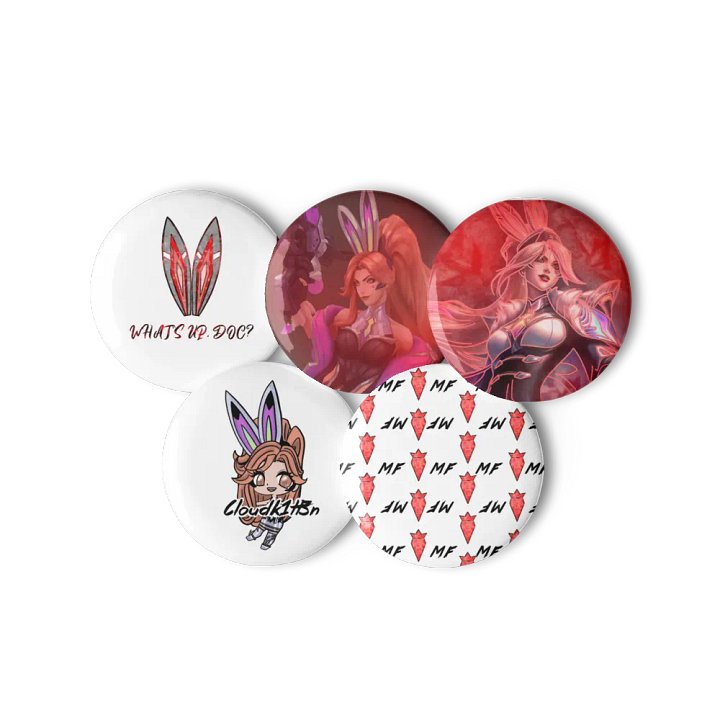 Admiral & Battle Bunny Button Set product image (2)