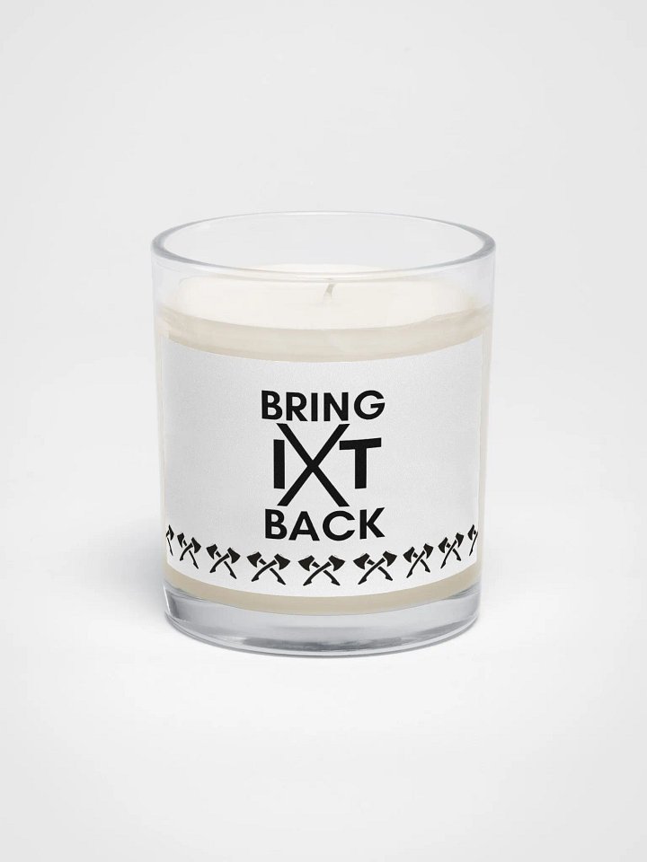 BRING IT BACK | Soy Wax Candle In A Clear Glass Jar by Allcolor product image (1)