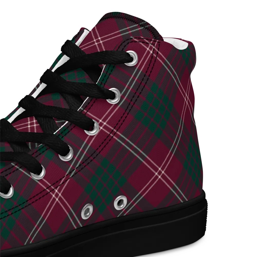 Crawford Tartan Men's High Top Shoes product image (12)