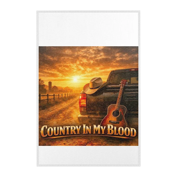Country in My Blood Rustic Area Rug product image (1)