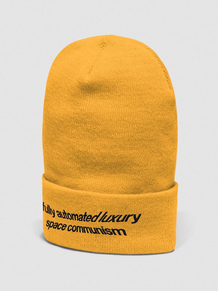 fully automated luxury space communism beanie - 100% turbo acrylic product image (2)