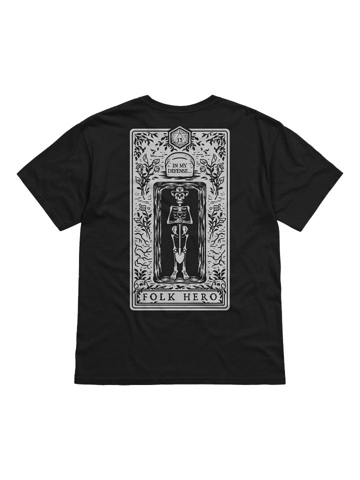 Disgraced Folk Hero (Black T-Shirt) product image (1)